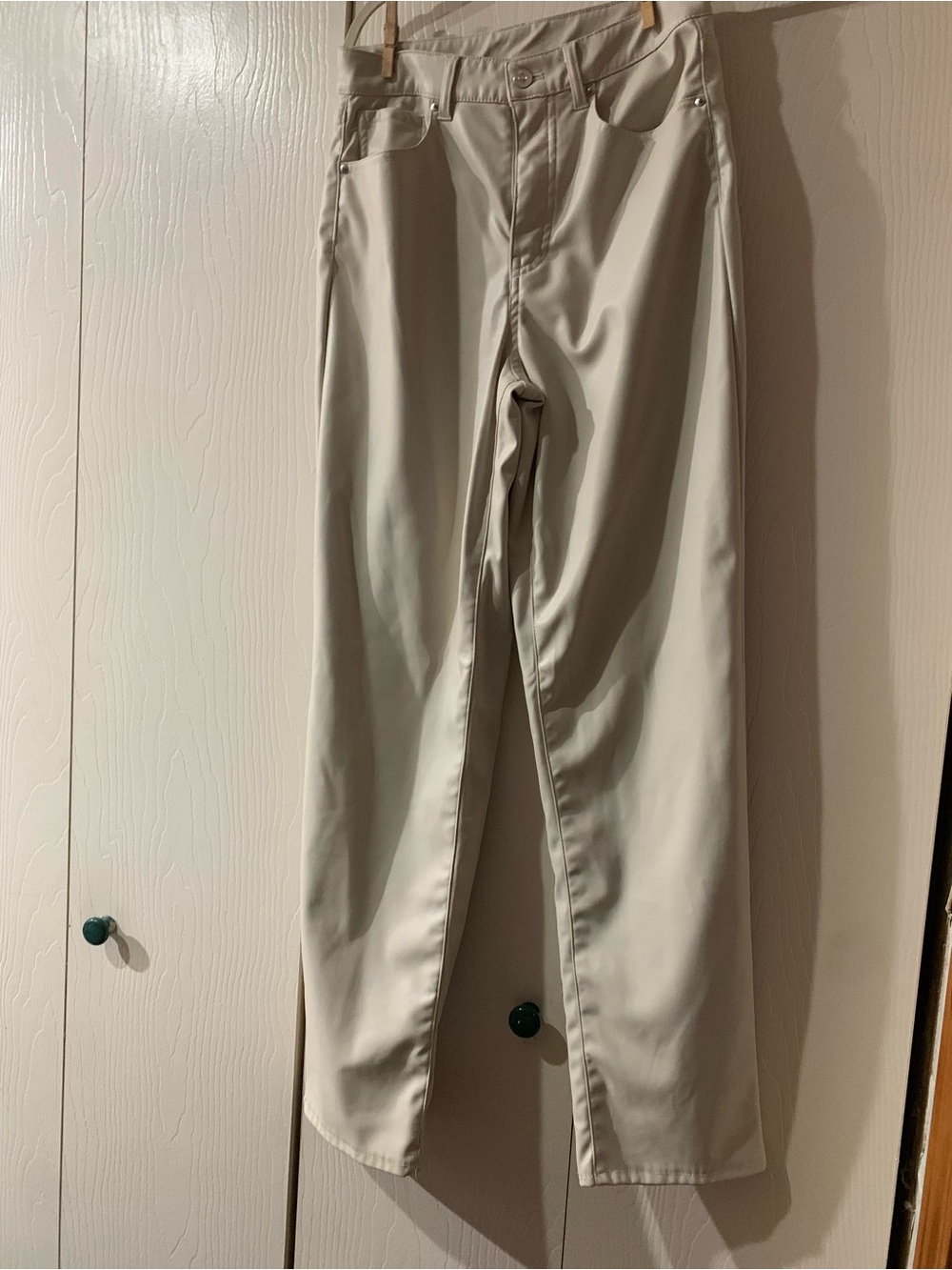 Women’s Classic Straight Pants in Light Beige